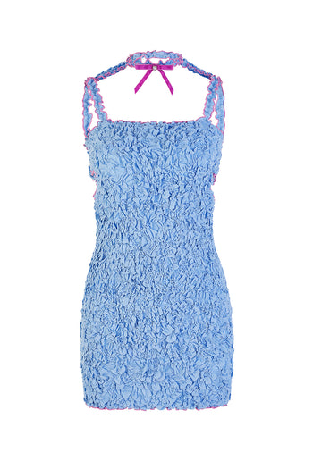 Baby Blue Smocked Dress