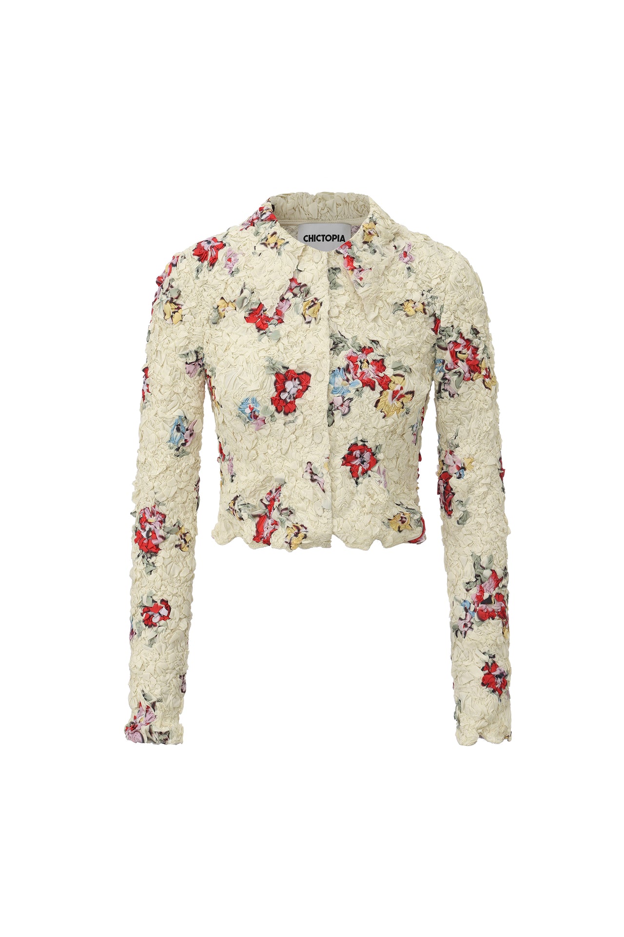Floral Ruched Shirt
