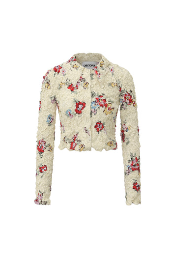 Floral Ruched Shirt