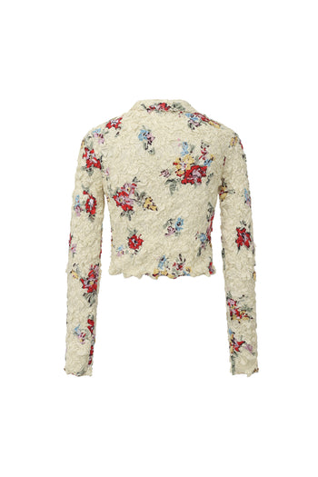 Floral Ruched Shirt