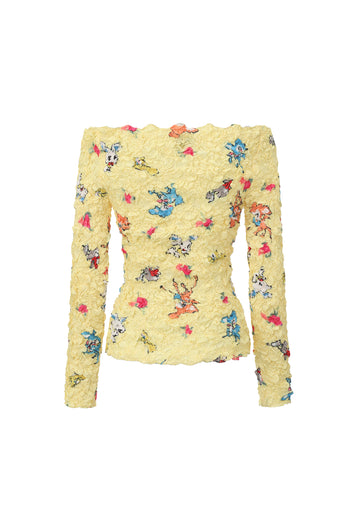 Ruched Off-shoulder Top