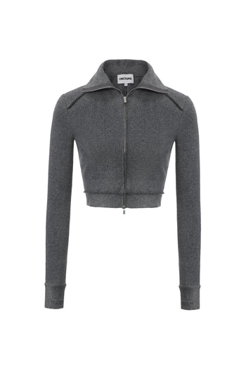 Cropped Track Jacket