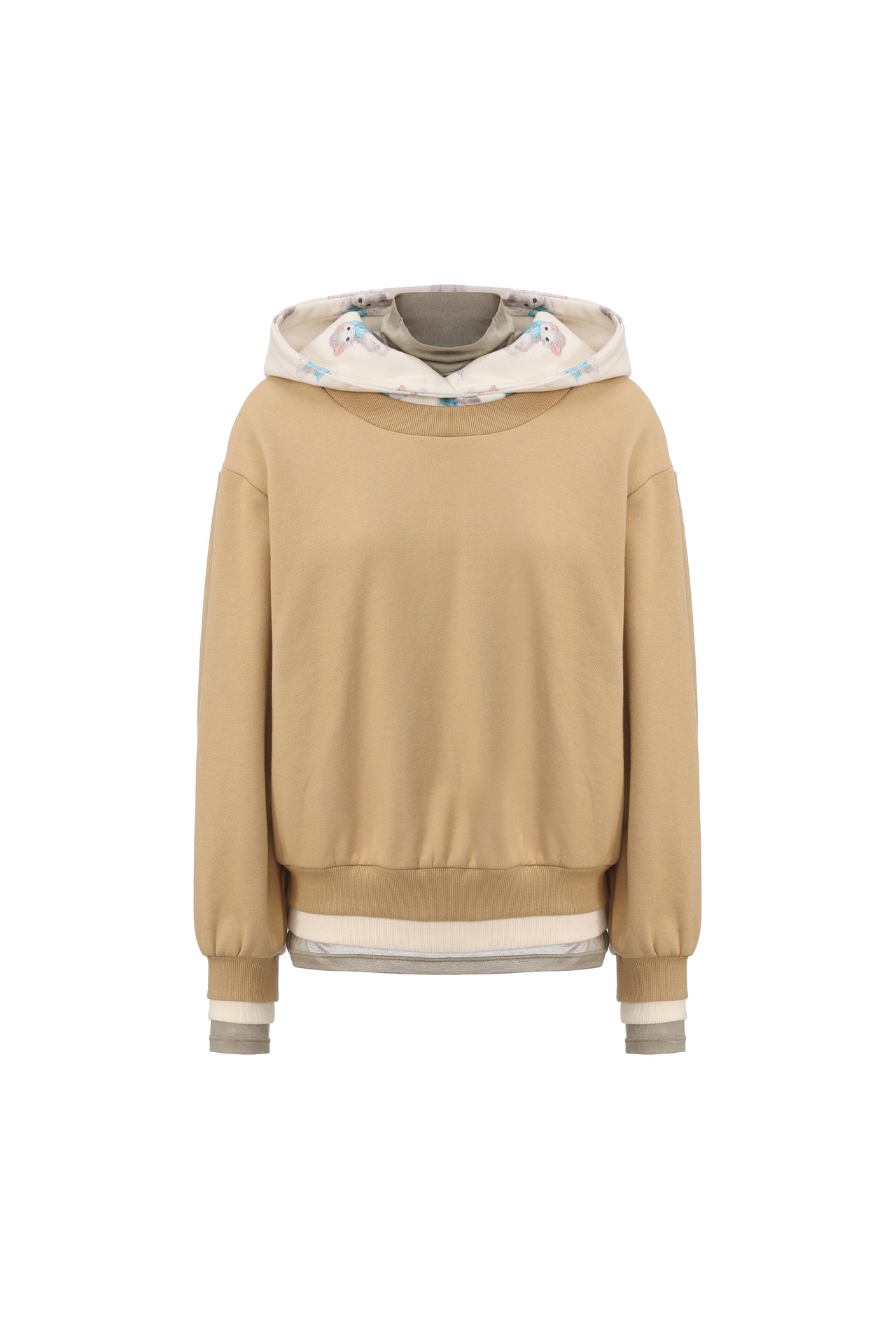 Mock Layered Hoodie
