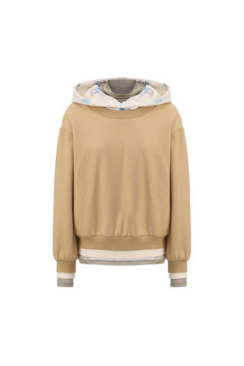 Mock Layered Hoodie