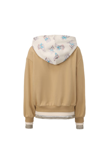 Mock Layered Hoodie