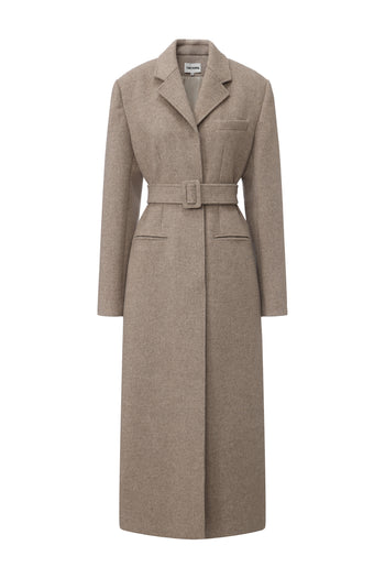 Taupe Wool Coat