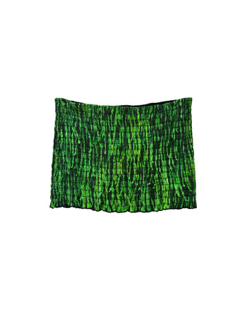 Shirred Mini Skirt