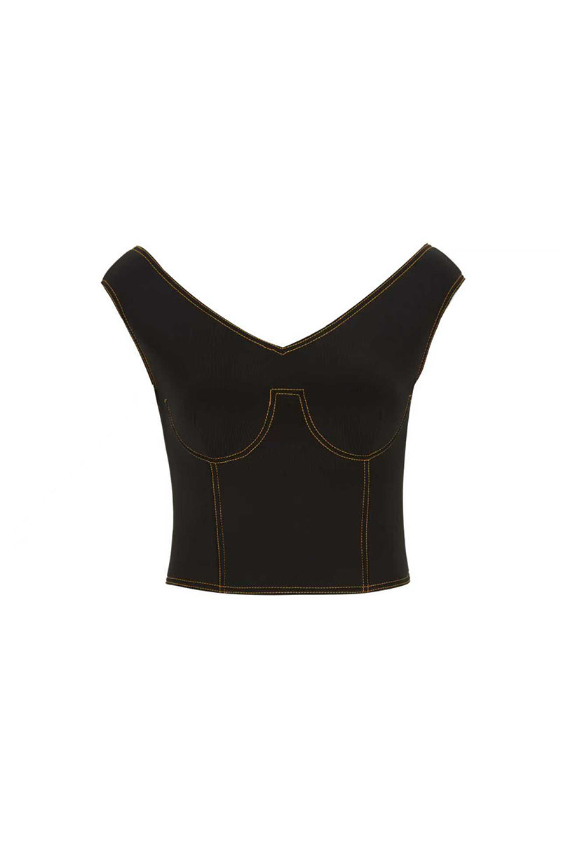 Off-shoulder Bustier