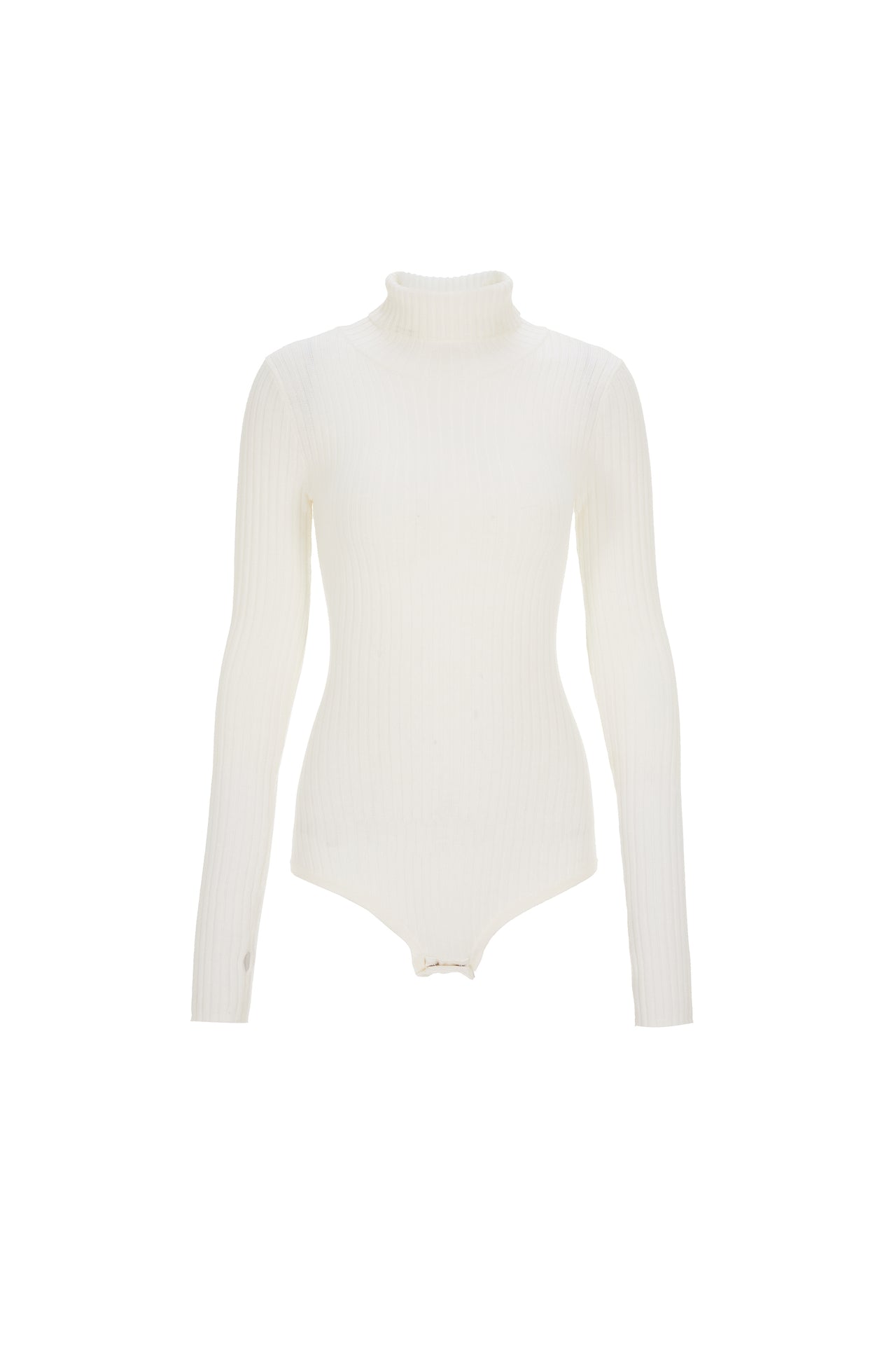 Ivory High-neck Bodysuit