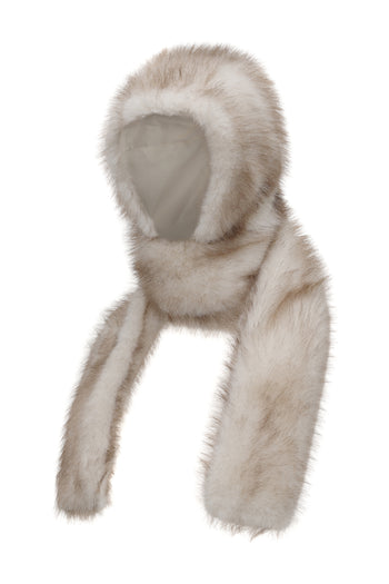 Fur Hood Scarf