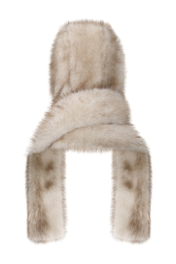 Fur Hood Scarf