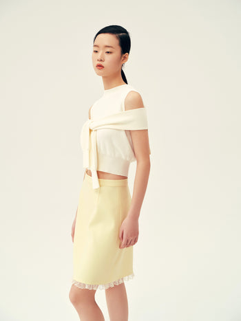 Cream Martha Vest
