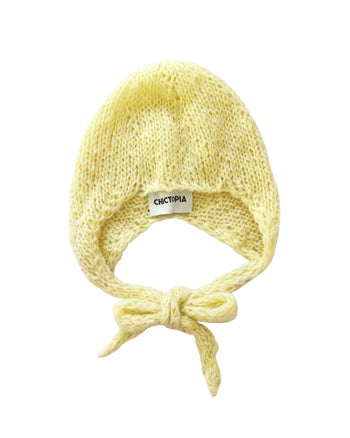 Hand-Knitted Bonnet
