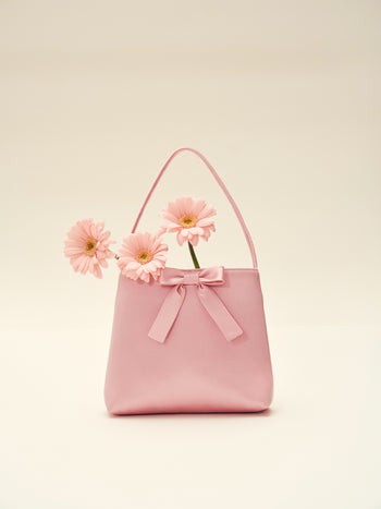 Silk Ribbon Bow Handbag